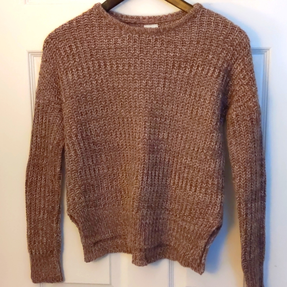 Faded Plum Croptop Sweater sooo Soft and Comfie